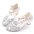 cheap Movie &amp; TV Theme Costumes-Frozen Fairytale Princess Elsa Shoes Girls&#039; Movie Cosplay Sequins Halloween Silver Golden Rosy Pink Shoes Halloween Carnival Masquerade Polyester Plastics World Book Day Costumes