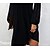 cheap Casual Dresses-Women&#039;s Casual Dress Shift Dress Black Dress Mini Dress Black Pure Color Long Sleeve Winter Fall Spring Lace Stylish V Neck Weekend 2023 S M L XL XXL 3XL