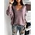 cheap Hoodies &amp; Sweatshirts-Women&#039;s Sweatshirt Pullover Basic Yellow Red Purple Solid Color Street Long Sleeve V Neck