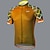 cheap Men&#039;s Jerseys-Arsuxeo Men&#039;s Cycling Jersey Short Sleeve Bike Jersey with 3 Rear Pockets Mountain Bike MTB Road Bike Cycling Sunscreen Breathability Reflective Strips Back Pocket Navy Yellow Red Gradient Polyester