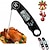 abordables Électroménager-thermomètre à viande à lecture instantanée thermomètre de cuisine étanche ultra rapide affichage numérique alimentaire eau thermomètre à lait pour la cuisson en plein air barbecue et cuisine testeur