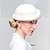 billige Partyhatter-hatter 100% ull beret lue bryllup kveld fest elegant bryllup med cap perler hodeplagg hodeplagg