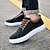 cheap Men&#039;s Sneakers-Men&#039;s Sneakers Plus Size Skate Shoes Slip-on Sneakers Sporty Casual Classic Outdoor Daily Walking Shoes Canvas Breathable Black White Color Block Spring Summer