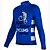 cheap Cycling Jerseys-21Grams Men&#039;s Cycling Jersey Long Sleeve Bike Top with 3 Rear Pockets Mountain Bike MTB Road Bike Cycling Breathable Quick Dry Moisture Wicking Reflective Strips Green Dark Gray Royal Blue Graphic