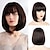 cheap Synthetic Trendy Wigs-Blonde Bob Wig with Bangs - 12&#039;&#039; Short Blonde Wig for Women Natural Look Color Wigs with Bangs Super Soft and Easy to Wear Straight Bob Wig Synthetic Wig for Daily Halloween