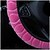 tanie Pokrowce na kierownicę-uniwersalny 37-39cm różowy pokrowiec na kierownicę miękki ciepły pluszowy pokrowiec na kierownicę do zimowych części wnętrza kierownicy samochodu