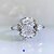 cheap Wedding Ring-Wedding Ring Wedding Classic Silver S925 Sterling Silver Precious Stylish Simple 1PC Zircon