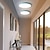 baratos Luzes de teto reguláveis-Luzes de teto LED de 30 cm lâmpadas de teto com design circular regulável