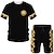 cheap Men&#039;s Print Tee Sets-Men&#039;s Shorts and T Shirt Set T-Shirt Outfits Graphic Crew Neck Clothing Apparel 3D Print Outdoor Daily Short Sleeve 3D Print 2 Piece 2pcs Designer Casual Comfortable