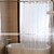baratos Cortinas De Chuveiro Top Venda-forro de cortina de chuveiro transparente eva, cortina de chuveiro repelente de água para box de banheiro, cubo de água, 72x72 polegadas
