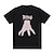 preiswerte Cosplay-Anime-Kapuzenpullover und T-Shirts für den Alltag-Mittwoch Addams Familie Addams Thing T-Shirt-Ärmel Anime Zeichentrick Anime Klassisch Streetstyle Für Paar Herren Damen Erwachsene Heißprägen Casual