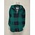 cheap Hoodies &amp; Sweatshirts-Women&#039;s Fleece Jacket Pocket Zip Up Basic Black Light Green Red Plaid Street Long Sleeve Hoodie Fleece