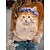 cheap Hoodies &amp; Sweatshirts-Women&#039;s Hoodie Sweatshirt Cute Casual Oversized Yellow Light Green Khaki Cat Dog Street Long Sleeve Round Neck