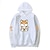 cheap Everyday Cosplay Anime Hoodies &amp; T-Shirts-Animal Dog Shiba Inu Hoodie Cartoon Manga Anime Front Pocket Graphic For Couple&#039;s Men&#039;s Women&#039;s Adults&#039; Hot Stamping