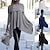 cheap Casual Dresses-Women&#039;s Sweater Dress Mini Dress Black White Blue Pure Color Long Sleeve Winter Fall Spring Cold Shoulder Modern Boat Neck Winter Dress Office Daily 2023 S M L XL XXL 3XL
