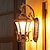 cheap Outdoor Wall Lights-LED Wall Sconce Lighting Fixture Antique Wall Sconce Lantern External Waterproof Rustproof Aluminum Glass Lantern Wall Lamp Lantern Courtyard Garden Balcony Villa Decorative Lights