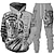 Недорогие аниме спортивный костюм-Животный принт Тигр Брюки Инвентарь Толстовка Аниме 3D Передний карман Графический Назначение Для пары Муж. Жен. Взрослые 3D печать