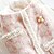 billige Hundetøj-hundefrakke plaid yndig stilfuld afslappet dagligt udendørs afslappet dagligt vinter hundetøj hvalpetøj hundetøj varmt rosenrødt pink kostume hundebomuld