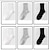 baratos Cuidados de saúde em casa-6 pares de meias masculinas e femininas de algodão de tubo médio de outono novas meias elásticas curtas de cor sólida estilo campus meias esportivas para todos os jogos