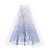 cheap Movie &amp; TV Theme Costumes-Frozen Fairytale Princess Elsa Flower Girl Dress Vacation Dress Theme Party Costume Girls&#039; Movie Cosplay Halloween White Blue (With Accessories) Dress Accessory Set Carnival World Book Day Costumes