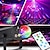 cheap Projector Lamp&amp;Laser Projector-16 Patterns La-ser Projector RGB Stage Light Disco LED Magic Ball Party Lights Souns Active Music Center Strobe Lamp with Remote