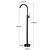 cheap Bathtub Faucets-Bathtub Faucet Gun Grey Contemporary Electroplated Free Standing Ceramic Valve Bath Shower Mixer Taps