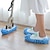 tanie Środki czystości-1 para środek czyszczący wypas kapcie dom podłoga w łazience do czyszczenia mop do czyszczenia pantofel leniwy pokrowiec na buty ściereczka do kurzu z mikrofibry