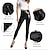 cheap Leggings-Women&#039;s Skinny Tights Pants Trousers Ankle-Length PU Faux Leather Print Micro-elastic Mid Waist Sexy Punk &amp; Gothic Party Going out Black S M Summer Spring &amp;  Fall