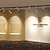 baratos Luzes de teto reguláveis-luzes de teto led reguláveis 20 cm led montagem embutida barra de luz de teto 3000-6000k 5w lâmpada acrílica simples para quarto corredor cozinha galeria áreas de tetos baixos preto branco