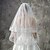 cheap Wedding Veils-Two-tier Stylish / European Style Wedding Veil Elbow Veils with Sequin / Tier Tulle