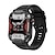 preiswerte Smartwatch-iPS mk66 Smartwatch 1.85 Zoll Smartwatch Fitnessuhr Bluetooth Schrittzähler Anruferinnerung AktivitätenTracker Kompatibel mit Android iOS Damen Herren Wasserfest Langer Standby Freisprechanlage IP 67
