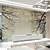 abordables Papel tapiz floral y plantas-Estilo chino estilo retro mural decorativo tinta tv papel tapiz de fondo sala de estudio sala de té tela de pared