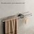 cheap Towel Bars-Bathroom Towel Bar Perforated Free Space Aluminum Towel Rack Extremely Simple Light Luxurious Towel Storage