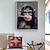 levne Zvířecí grafiky-nástěnné umění plátno opice kouří doutník obrazy na zeď umělecké plakáty a tisky zvířata severské obrazy domácí dekorace na zeď bez rámového obrazu jádro
