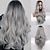 cheap Synthetic Trendy Wigs-Long Ombre Blonde Wig for Women 26 inches Synthetic Blonde Wavy Wigs Middle Part Heat Resistant Hair Long Blonde Wig for Daily Party Wear barbiecore Wigs