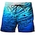 cheap Men&#039;s Board Shorts-Men&#039;s Board Shorts Swim Shorts Swim Trunks Summer Shorts Beach Shorts Pocket Drawstring Elastic Waist Graphic Prints Fish Comfort Quick Dry Outdoor Daily Going out Fashion Streetwear 1 2