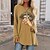 cheap Tees &amp; T Shirts-Women&#039;s T shirt Tee Black Yellow Red Print Leopard Lip Daily Weekend Long Sleeve Round Neck Basic Long Painting S