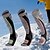 cheap Hiking Clothing Accessories-Men&#039;s Hiking Socks Ski Socks Sports Socks Winter Outdoor Windproof Warm Breathable Quick Dry Socks Cotton Polyester Black Red Light Grey for Hunting Ski / Snowboard Fishing