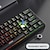 preiswerte Tastaturen-k620 Mini-Gaming-mechanische Tastatur grüne Achse rote Achse 61 Tasten RGB-Hotswap-Typ-C-kabelgebundene Gaming-Tastatur PBT-Tastenkappen Ergonomie-Tastaturen