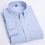 preiswerte Businesshemden für Herren-Herren Oberhemd Oxford Hemd Rote Blau Himmelblau Langarm Gestreift Quadratischer Ausschnitt Frühling &amp; Herbst Hochzeit Outdoor Bekleidung Button-Down