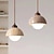 billiga Trumma &amp; Kegel Design-led taklampa marmor metallfinish justerbar mini glas pendellampor för kök över diskbänk, matsal varmvit 110-220v glödlampa ingår