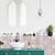 preiswerte Fliesenaufkleber-24 stücke/48 stücke fliesenaufkleber kreative küche badezimmer wohnzimmer selbstklebende wandaufkleber wasserdichte mode fliesenaufkleber