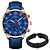 cheap Quartz Watches-DEYROS Brand Fashion Mens Sports Watches Man Business Quartz Wristwatch Luxury Black Leather Bracelet Men Casual Luminous Clock Watch