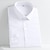 voordelige Overhemden voor heren-Voor heren Overhemd Wijn Zwart Wit Lange mouw Effen Vierkante hals Lente &amp; Herfst Bruiloft Buiten Kleding Button-omlaag