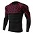 cheap Base Layer &amp; Compression-Arsuxeo Men&#039;s Compression Shirt Running Shirt Stripe-Trim Reflective Strip Long Sleeve Base Layer Athletic Winter Spandex Breathable Moisture Wicking Soft Running Active Training Jogging Sportswear