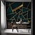 preiswerte Geometrische &amp; Streifen Wallpaper-wandbild tapete wandaufkleber druck gold abstrakt leinwand wohnkultur schälen und kleben abnehmbar
