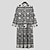 abordables Pyjamas-Homme Vêtements d&#039;intérieur Chemise de nuit Imprimés Photos mode Confort Peignoirs Kimono Intérieur du quotidien Mélange de Coton Confort Doux manche longue Printemps Automne Noir Orange