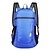 olcso Hátizsákok és táskák-Hátizsákok Könnyű csomagolható hátizsák Túrázó napi csomag Csúszásgátló Gyors szárítás Viselhető Összecsukható Könnyű Külső Fitnesz Edzőterem edzés Vadászat Mászás Poliészter Spandex Fekete Kék