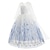 cheap Movie &amp; TV Theme Costumes-Frozen Fairytale Princess Elsa Flower Girl Dress Vacation Dress Theme Party Costume Girls&#039; Movie Cosplay Halloween White Blue (With Accessories) Dress Accessory Set Carnival World Book Day Costumes