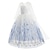 cheap Girls&#039; Costumes-Frozen Fairytale Princess Elsa Flower Girl Dress Vacation Dress Theme Party Costume Girls&#039; Movie Cosplay Halloween White Blue (With Accessories) Dress Accessory Set Carnival World Book Day Costumes